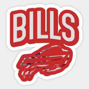 Buffalo Bills - Logo Football Sticker